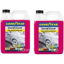 Goodyear Snow Foam x2 Shampoo Car Cherry Scent 5L pH Neutral Wash Wax Soap 10L