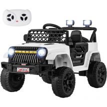 12V Voiture Electrique Enfants 1-2 Places, 4x4 Electrique Enfants avec Télécommande, 3 Vitesses 2,5-4 km/h, Musique, Lumières led, Voiture Electrique