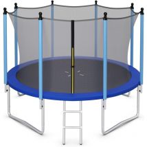 305 Cm Trampolin Für Kinder, Freizeit-trampolin Mit Sicherheitsnetz, Outdoor-/hinterhof-trampolin Für Kinder Und Erwachsene - Goplus