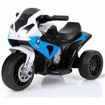 6V Moto Electrique pour Enfants,Moto Police Enfants avec 3 Roues Equitation,Effets musicaux et Lumineux,Moto Vehicule, Jouet Ideal pour Les Enfants