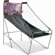 Goplus - Basketball-Schießmaschine, Basketballständer inkl. 4 Basketbälle und Pumpe, Basketballkorb klappbar, Basketballständer mit Punktezähler, 8