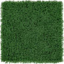 Plantes Artificielles Muraux en Gazon, 12 Panneaux de Buis Artificiel pour Intérieur Extérieur, Structure en Forme de 'x', Décoration Murale, pour