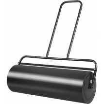 Goplus - Rasenroller, Rasenwalze befüllbar 63L Füllvolumen, Handwalze Gartenwalze 30 cm Durchmesser Metall Rasenroller, Rasenwalze aus Metall –