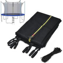 Rete Ricambio Interno, Trampolino Elastico Compatibile, con Cerniera a Doppia Testa, Connessioni Solide, Altezza di 180 cm (ø 3,6 m, 12FT) - Goplus