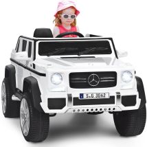 Voiture Electrique avec Telecommande pour Enfants 3-8 Ans,G650,2 Vitesses et 4 Roues 12V/4.5Ah, Demarrage/Frein Progressif, Porte et Phare