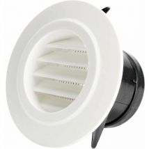 Gorgogliatore da 75mm con griglia di protezione - ABS, uscita aria per sistema aria fresca interna (ø75mm)