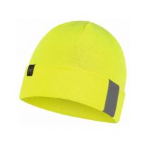 Gorro de invierno con estilo casual knitted polar hat y flúor Buff Amarillo sólido fluor reflectivo - Amarillo sólido fluor reflectivo