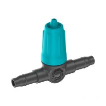 Gardena - Gotero interlineal regulable 0 - 15 l/h para hileras de plantas con diferentes necesidades de riego del sistema de riego por goteo de fácil