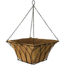 Gothic 14 Hanging Basket - Square / Flat Bottomed (4068)