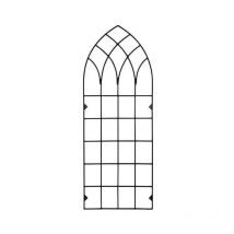 Gothic Trellis - Wall mounted - Pack of 2 - Black