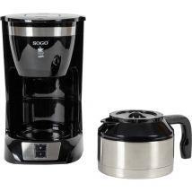 SOGO Human Technology Drip Inox 10 Kaffeemaschine Schwarz Fassungsvermögen Tassen=10 Glaskanne, War