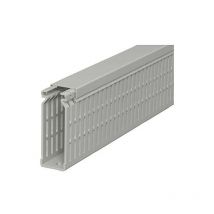 Goulotte de cable LK4/N 80025 Longueur 2000 mm, gris pierre Paquet : 32 metres