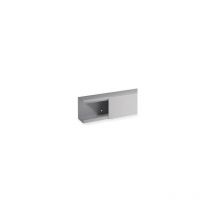 Goulotte de distribution non cloisonnable ta-e 80x60 1 compartiment grise ibocco B01831