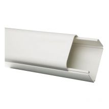 Goulotte pour tuyau de barrière avec couvercle 125x75mm