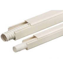 Goulotte film couleur ivoire - 2m 25x25