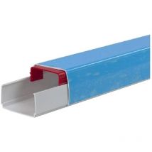 Mc Distribution - Goulotte optimal climatiseur - Longueur 2000 mm - Largeur 110 mm - Hauteur 75 mm blanc