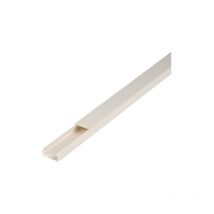 Goulotte PVC,2m,40x40mm, blanc