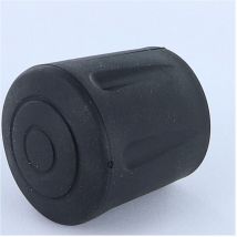 Embout rond envellopant caoutchouc vulcanisé Noir Pour Tube 12A13-30 pièces