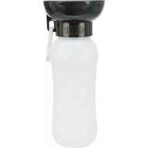 Gourde avec gamelle pour boire pour chiens couleur aléatoire Trixie
