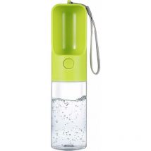 Gourde pour chien pour les déplacements, gourde d'extérieur étanche - 450 ml (vert) Fei Yu