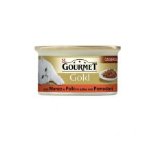 Gourmet Gold Doble Placer Con Gato De Res Y Pollo Mojado Gr. 85