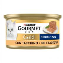 Gourmet Gold Gatto Mousse Tacchino gr. 85 PURINA