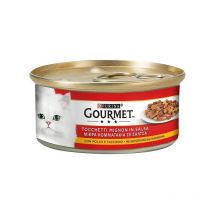 Red Tocchetti e Trancetti per Gatto da 195 gr Tocchetti Pollo e Tacchino - Gourmet