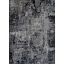 GOYAVE ABSTRAIT - Tapis graphique effet abstrait gris 120x170
