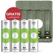 Aktion Gratis Ladegerät USB-Modell Ladegerät B441 inkl. 4x AA-Akku Pile rechargeable LR6 (aa) NiMH 2100 mAh 1.2 - GP