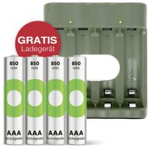 GP - Aktion Gratis Ladegerät' USB-Modell Ladegerät B441 inkl. 4x AAA-Akku Micro (AAA)-Akku NiMH 85