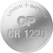 Battery Batteria al Litio a Bottone 3V CR1220 (Blister 1 Pezzo) - GP