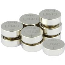 Gp Pile bouton lr 43 1.5 v 10 pc(s) alcaline(s) GP186F-2C10 S528172