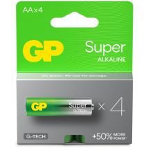 GP Super Mignon (AA)-Batterie Alkali-Mangan 1.5 V 4 St.