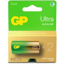 Batteries Ultra Alkaline 14AU Batería de un solo uso c, LR14 Alcalino - GP