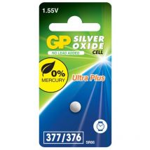 Gp Battery Batteria all'Ossido d'Argento 377F / 376 / SR626SW (Blister 1 Pezzo)