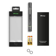 Lampe de poche led PP16 Stylo design ajustable 140lm et 20lm avec 2 piles aaa Mini Stylus