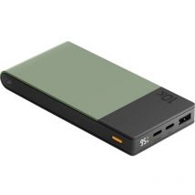 ACCM10C000 Powerbank (batterie supplémentaire) 10000 mAh LiPo usb-a, usb-c vert mousse - GP