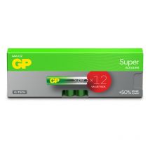 Super alcaline piles aaa/lr03 pack de 12 - GP