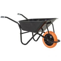 GPC Wheelbarrow Black Frame and Pan with Puncture Proof Wheel