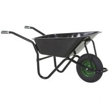 GPC Wheelbarrow Black Frame and Pan with Pneumatic Wheel