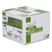 Gpv Green - Enveloppes Recyclées C6 - Blanc - Bande Adhésive