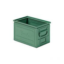 Neutrale Produktlinie - Gr. 272-3 Cestino in acciaio verde ral6011 mm B-300 T-200 H-200