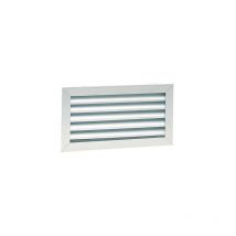 Atlantic - Grille de reprise. Montage mural. Couleur Aluminium anodisé - gra 400X200 - 528342 528342