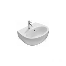 Lavabo Grace sospeso salvaspazio cm. 45x36 semicircolare in
