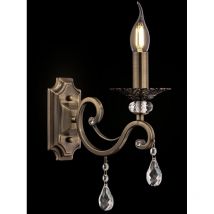 Maytoni - Grace Lámpara Vela de Pared Latón y Cristal, 1 Luz, E14