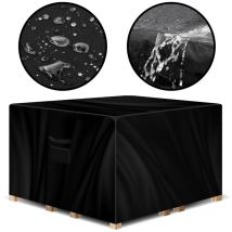 Gracious Gardens - Waterproof Outdoor Patio Furniture Cover uv Resistant Heavy Duty Oxford Fabric - Square - 200 x 200 x 90cm