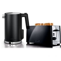 Graef - Black Kettle & 4 Slice Toaster Set