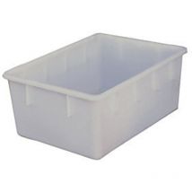 Graf - Contenitore quadrato in plastica 160l pe naturale L883xP638xH364mm forma conica