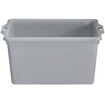 Contenitore in plastica, angolare, 80l pe naturale L750xP490xH310mm, forma conica Graf