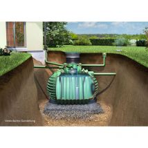 Graf - Garantia Cristall Gartenpaket Proline 1600 Liter Inkl. Teleskop-domschacht Und Pe-deckel